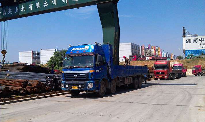 9.6米前四后八廂板車圖片